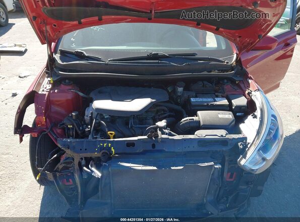 KMHCT4AE1HU365017 2017 HYUNDAI ACCENT Красный Вид сзади