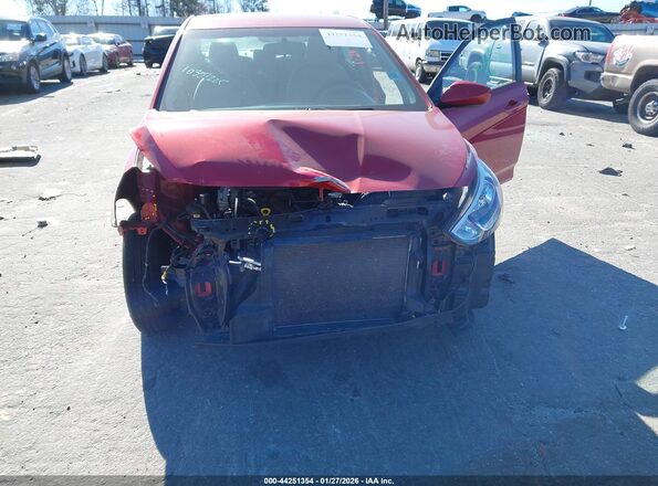 KMHCT4AE1HU365017 2017 HYUNDAI ACCENT Красный Вид задней части салона