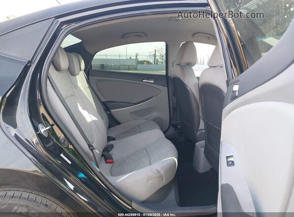 KMHCT4AE1HU374638 2017 HYUNDAI ACCENT Black Vista de la etiqueta del VIN