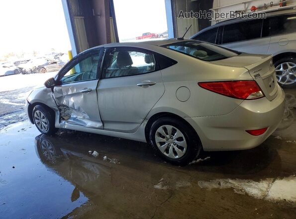 KMHCT4AE2HU224411 2017 HYUNDAI ACCENT Серебряный Задняя левая четверть