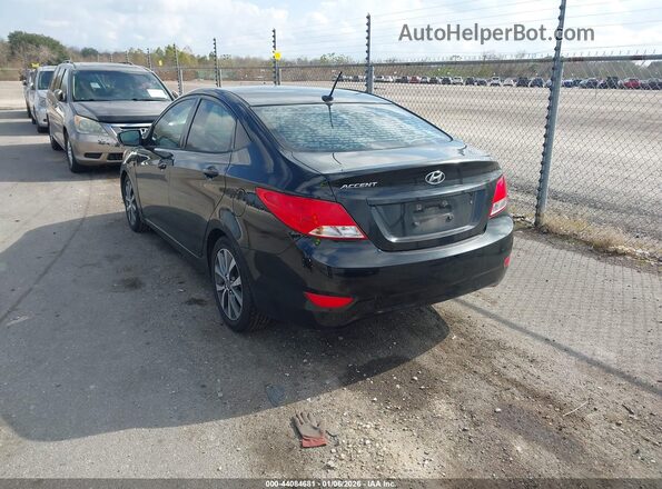 KMHCT4AE2HU354401 2017 HYUNDAI ACCENT Black Задня ліва чверть
