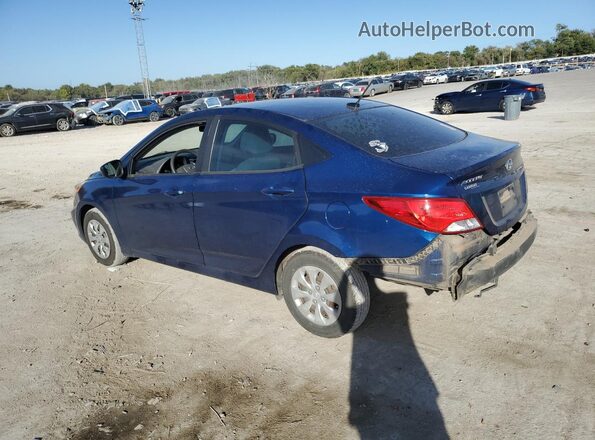 KMHCT4AE5GU107565 2016 HYUNDAI ACCENT Синий Задняя левая четверть