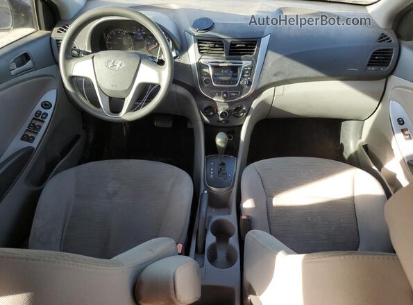 KMHCT4AE5GU107565 2016 HYUNDAI ACCENT Синий Вид панели приборов