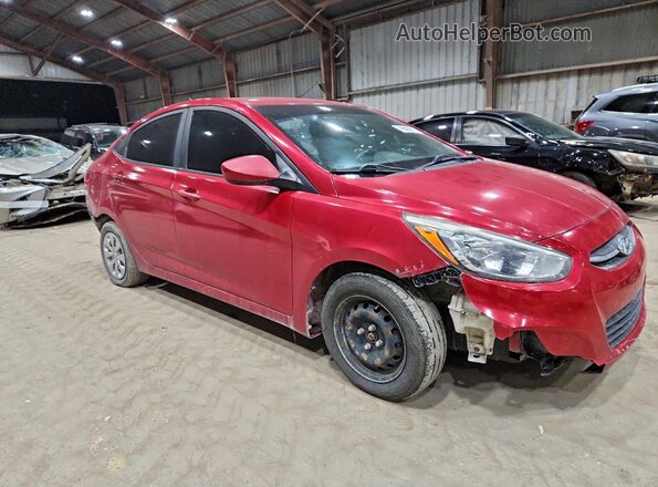 KMHCT4AE5GU134264 2016 HYUNDAI ACCENT Красный Передняя правая четверть