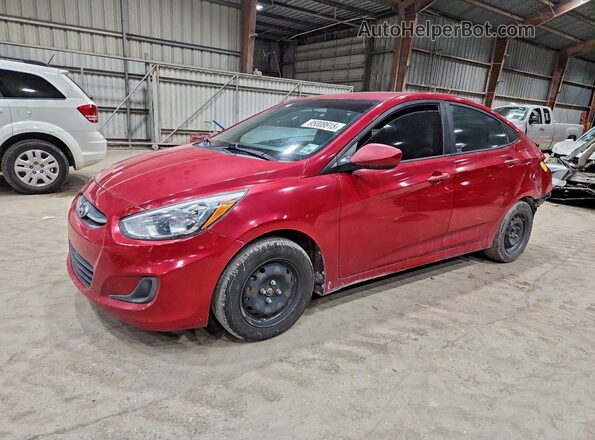 KMHCT4AE5GU134264 2016 HYUNDAI ACCENT Красный Передняя левая четверть