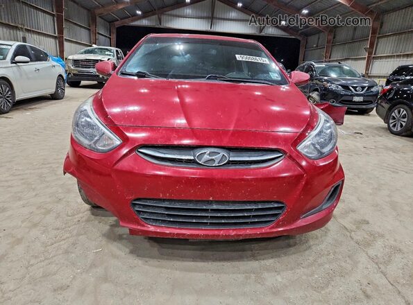 KMHCT4AE5GU134264 2016 HYUNDAI ACCENT Красный Вид спереди