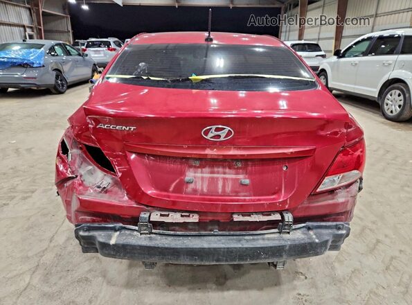 KMHCT4AE5GU134264 2016 HYUNDAI ACCENT Красный Вид сзади