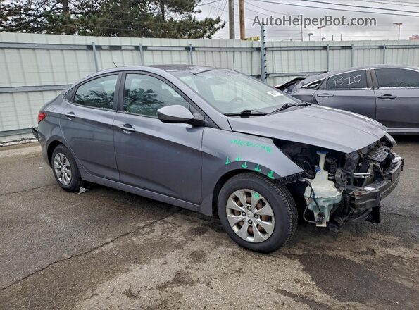 KMHCT4AE7HU269683 2017 HYUNDAI ACCENT Серый Передняя правая четверть