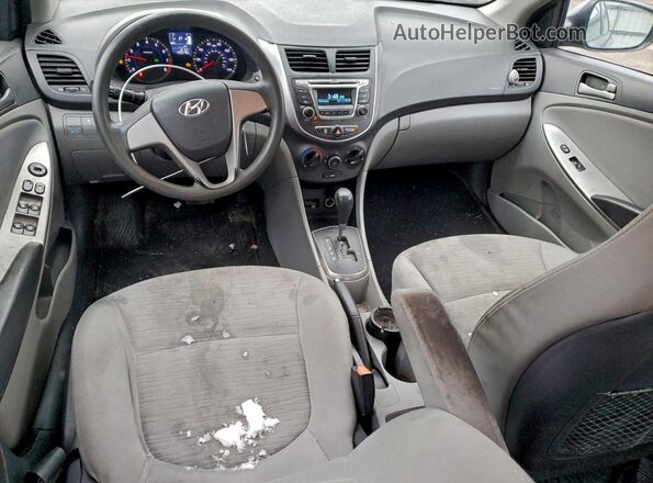 KMHCT4AE7HU269683 2017 HYUNDAI ACCENT Серый Вид панели приборов