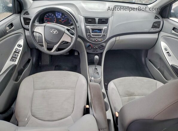 KMHCT4AEXGU071579 2016 HYUNDAI ACCENT Черный Вид панели приборов