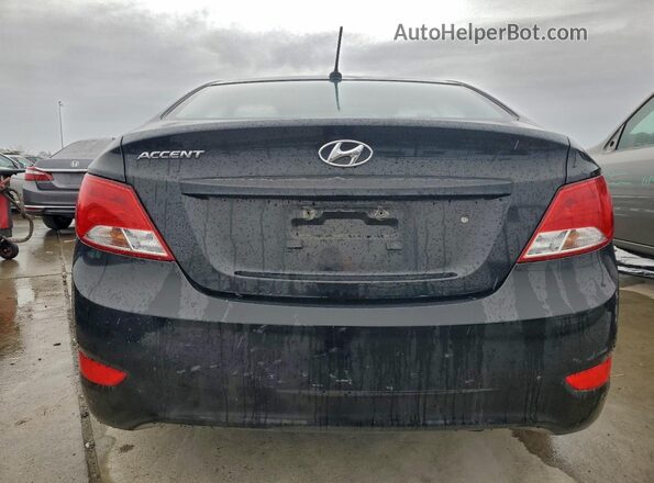 KMHCT4AEXGU071579 2016 HYUNDAI ACCENT Черный Вид сзади