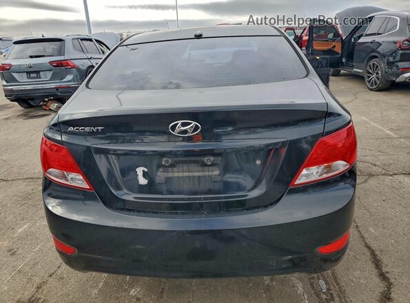 KMHCT4AEXGU975075 2016 HYUNDAI ACCENT Черный Вид сзади