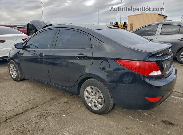 KMHCT4AEXGU975075 2016 HYUNDAI ACCENT Черный Задняя левая четверть