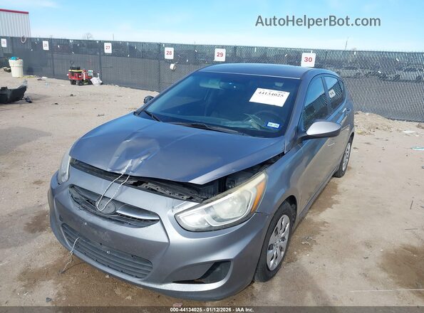 KMHCT5AE2GU267828 2016 HYUNDAI ACCENT Gray Front left