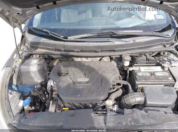 KMHCT5AE2GU267828 2016 HYUNDAI ACCENT Gray Rear view