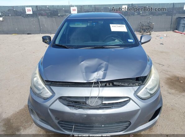 KMHCT5AE2GU267828 2016 HYUNDAI ACCENT Gray Instrument cluster view