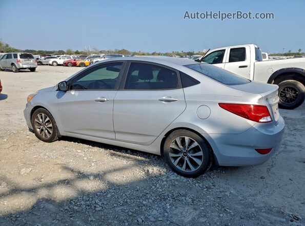 KMHCU4AEXGU161845 2016 HYUNDAI ACCENT Серебряный Задняя левая четверть