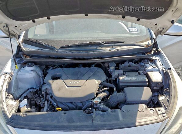 KMHCU4AEXGU161845 2016 HYUNDAI ACCENT Серебряный Вид задней части салона
