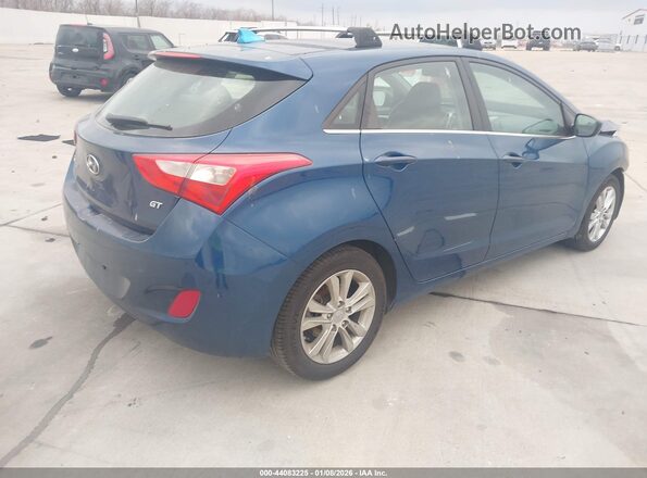 KMHD35LH2GU268151 2016 HYUNDAI ELANTRA GT Синий Задняя правая четверть