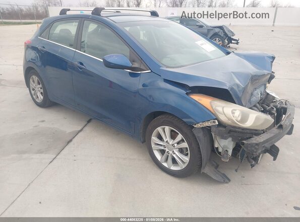 KMHD35LH2GU268151 2016 HYUNDAI ELANTRA GT Синий Передняя правая четверть