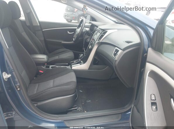KMHD35LH2GU268151 2016 HYUNDAI ELANTRA GT Синий Вид салона спереди