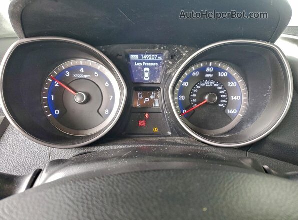 KMHD35LH3GU305398 2016 HYUNDAI ELANTRA Серебряный Вид щитка приборов