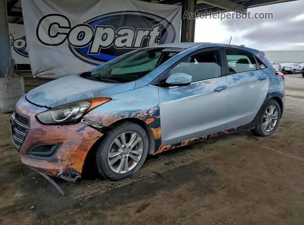 KMHD35LH3GU305398 2016 HYUNDAI ELANTRA Серебряный Передняя левая четверть