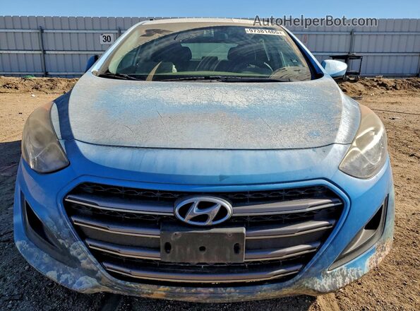 KMHD35LH3GU305417 2016 HYUNDAI ELANTRA Синий Вид спереди