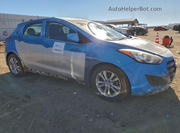 KMHD35LH3GU305417 2016 HYUNDAI ELANTRA Синий Передняя правая четверть