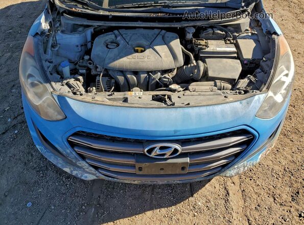 KMHD35LH3GU305417 2016 HYUNDAI ELANTRA Синий Вид задней части салона