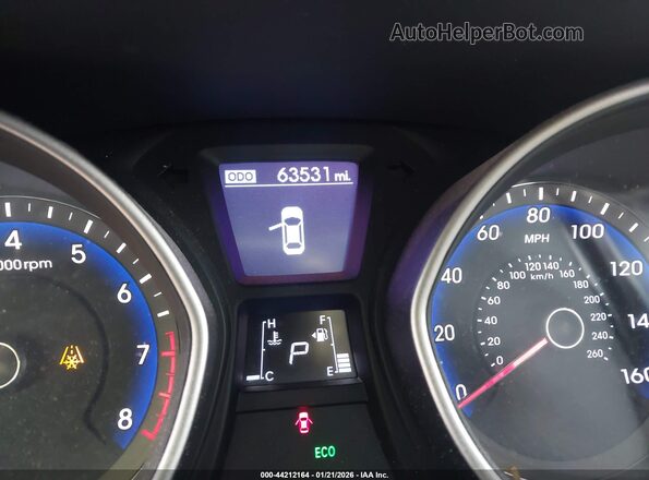 KMHD35LH7GU333057 2016 HYUNDAI ELANTRA GT Серый Вид задних сидений