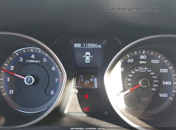 KMHD35LH9GU274643 2016 HYUNDAI ELANTRA GT Белый Вид задних сидений