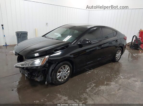 KMHD74LF3LU953931 2020 HYUNDAI ELANTRA Черный Передняя левая четверть