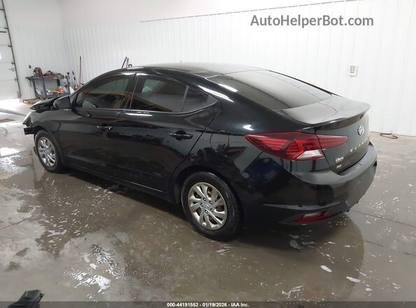 KMHD74LF3LU953931 2020 HYUNDAI ELANTRA Черный Задняя левая четверть