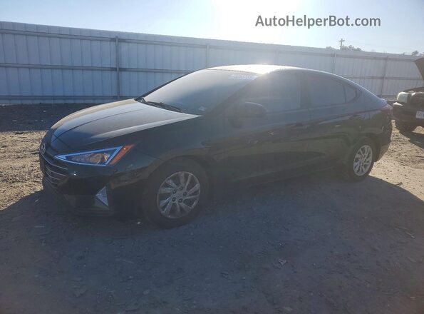 KMHD74LF4KU859331 2019 HYUNDAI ELANTRA Black Vista tres cuartos delantera izquierda