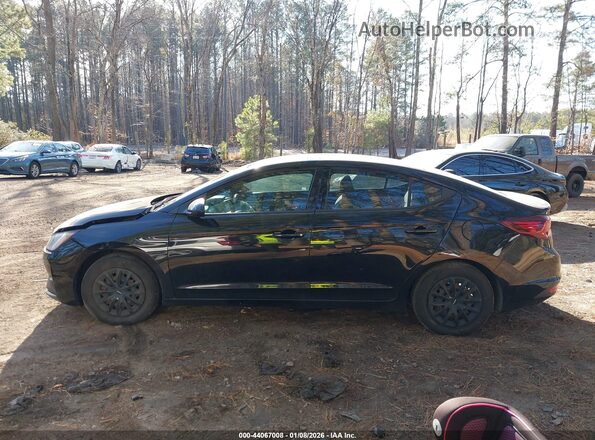 KMHD74LF9LU922506 2020 HYUNDAI ELANTRA Черный Вид задней части салона