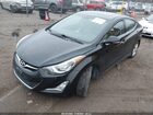 2016 Hyundai Elantra Value Edition Черный vin: KMHDH4AE0GU601693