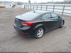 2016 Hyundai Elantra Value Edition Черный vin: KMHDH4AE0GU601693