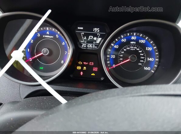 KMHDH4AE0GU601693 2016 HYUNDAI ELANTRA Черный Вид задних сидений