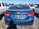 2016 Hyundai Elantra Se Синий vin: KMHDH4AE2GU501773