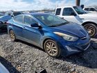 2016 Hyundai Elantra Se Синий vin: KMHDH4AE2GU501773