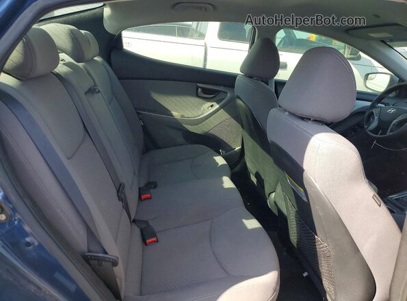 KMHDH4AE2GU501773 2016 HYUNDAI ELANTRA Синий Вид задних сидений