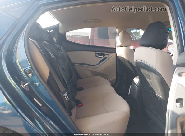 KMHDH4AE6GU650364 2016 HYUNDAI ELANTRA Dark Blue Вид наклейки с VIN-кодом