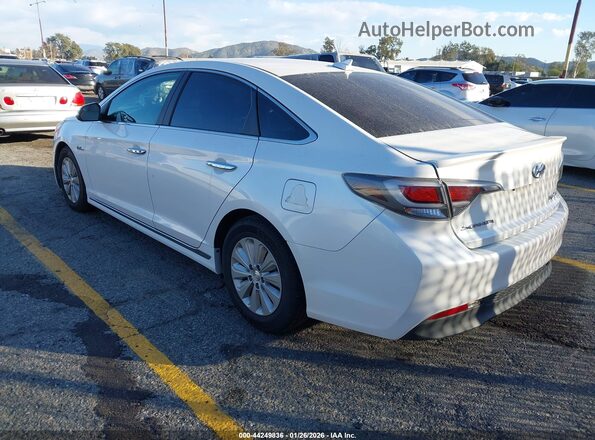 KMHE24L16GA012357 2016 HYUNDAI SONATA HYBRID Белый Задняя левая четверть