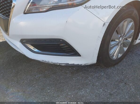 KMHE24L16GA012357 2016 HYUNDAI SONATA HYBRID Белый Вид спереди