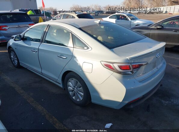 KMHE24L17GA008558 2016 HYUNDAI SONATA HYBRID Серый Задняя левая четверть