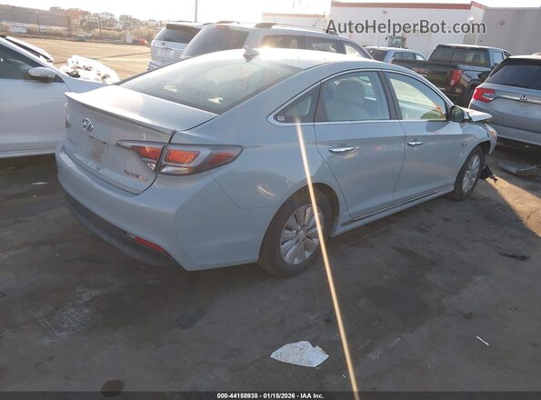 KMHE24L17GA008558 2016 HYUNDAI SONATA HYBRID Серый Задняя правая четверть