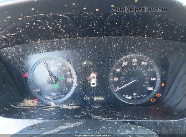 KMHE24L17GA018586 2016 HYUNDAI SONATA HYBRID Черный Вид задних сидений
