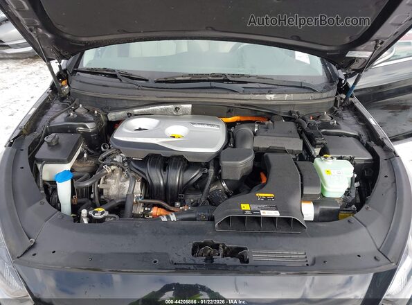 KMHE24L31KA088207 2019 HYUNDAI SONATA HYBRID Черный Вид сзади
