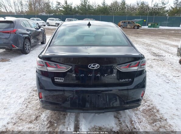 KMHE24L31KA088207 2019 HYUNDAI SONATA HYBRID Черный 